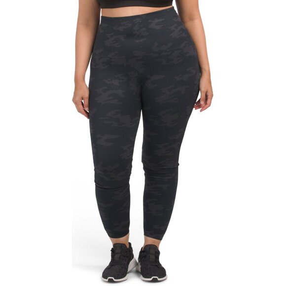 SPANX 1x Plus Look At Me Now Camo Shaping Leggings - Picture 1 of 4